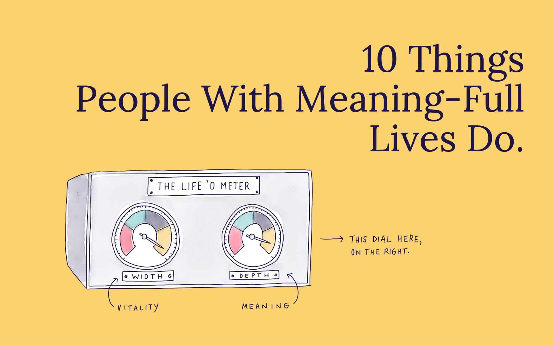 10 Things MeaningFULL People Do