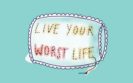 Live Your Worst Life Lumbar Pillow from Hell