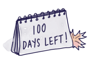 100 Days Left!