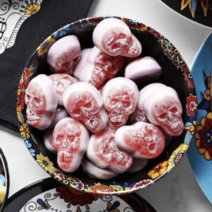 Weird gummy skulls