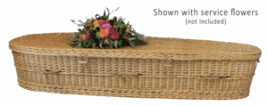 The Biodegradable Woven Willow Casket 