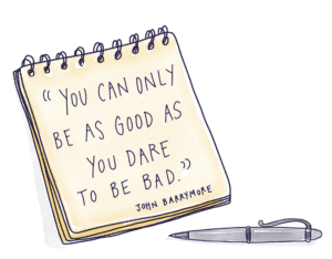 Dare to be bad awesome quote