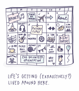 The Go Go Go Calendar