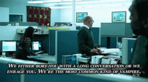 Energy vampire, shoo! No really.