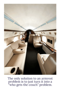 Solution to the Armrest Problem: the PJ!