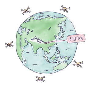 Look! It's Bhutan.